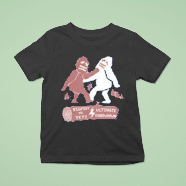 Scream Noah Foster Bigfoot Vs Yeti Ultimate Throwdown T Shirt