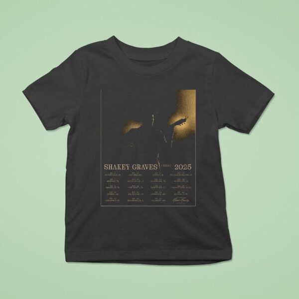 Shakey Graves Solo Tour Dates T Shirt