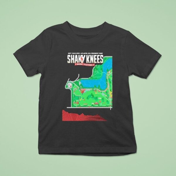 Shaky Knees Music Festival Atlanta Ga Sep T Shirt