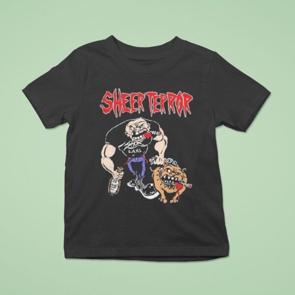 Sheer Terror Bulldog Walker T Shirt