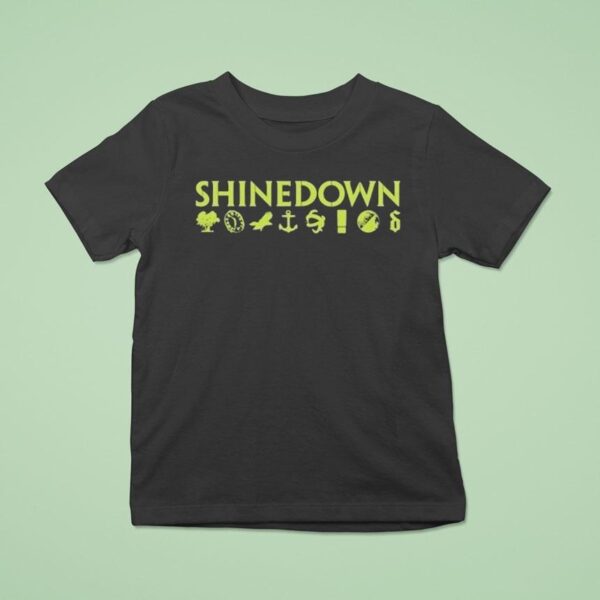 Shinedown Logos T Shirt