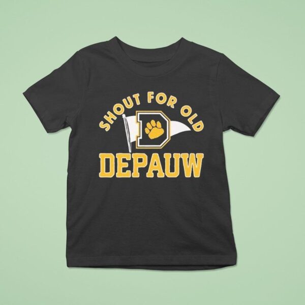 Shout For Old Depauw Tigers T Shirt