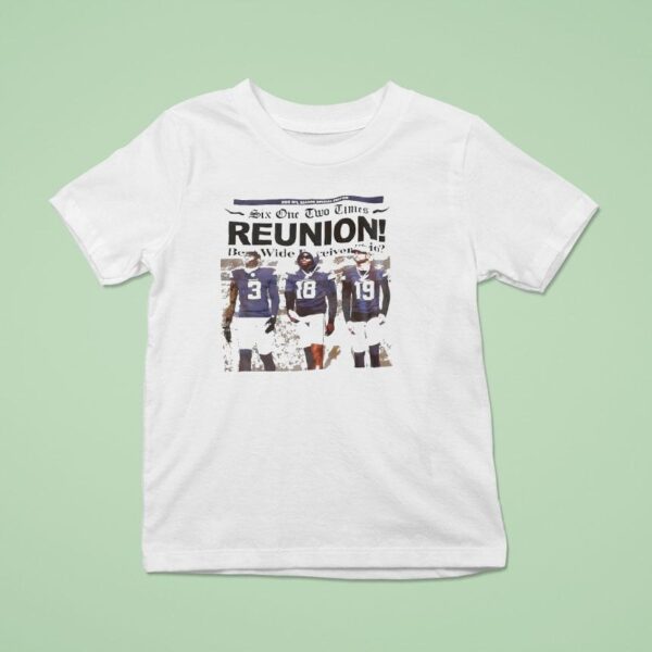 Six One Two Times Reunion Nfl Season Special Edition Minnesota Vikings T Shirt