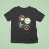 Skeleton Ghost Bat Bewitching Halloween T Shirt