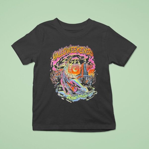 Skeletons Halloweekends Cedar Poin T Shirt