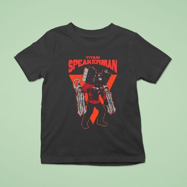 Skibidi Toilet Titan Spearkerman Illustration T Shirt