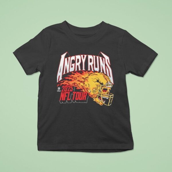 Skull Angry Runs Nfl Tour T Shirt