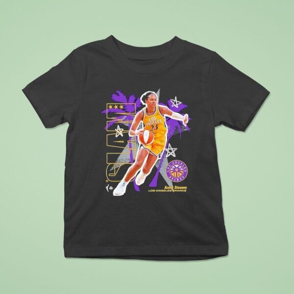 Slam Azura Stevens Los Angeles Sparks Basketball T Shirt