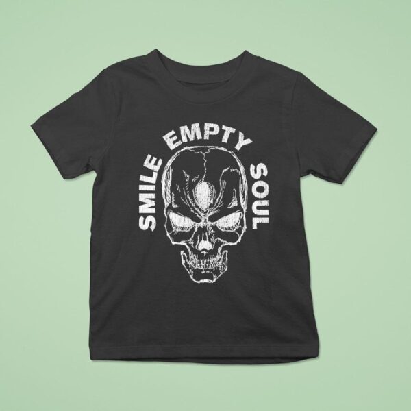 Smile Empty Soul Alien Skull T Shirt