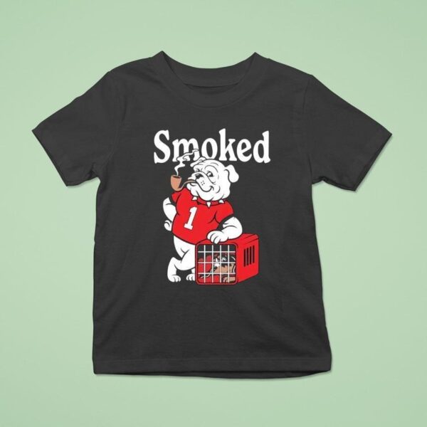 Smoked Georgia Bulldogs Beat Tennessee Volunrs Masco T Shirt