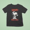 Snoopy Rock And Roll T Shirt