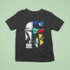 Spencers Star Wars Mandalorian Panels T Shirt