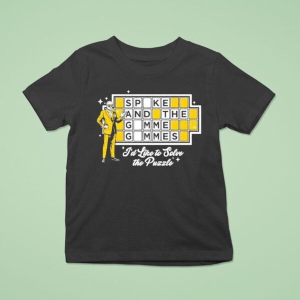 Spike And The Gimme Gimmes I D Like To Solve The Puzzle T Shirt