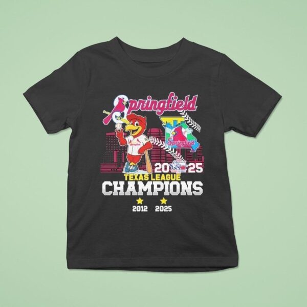 Springfield Cardinals Texas League Champions Masco T Shirt