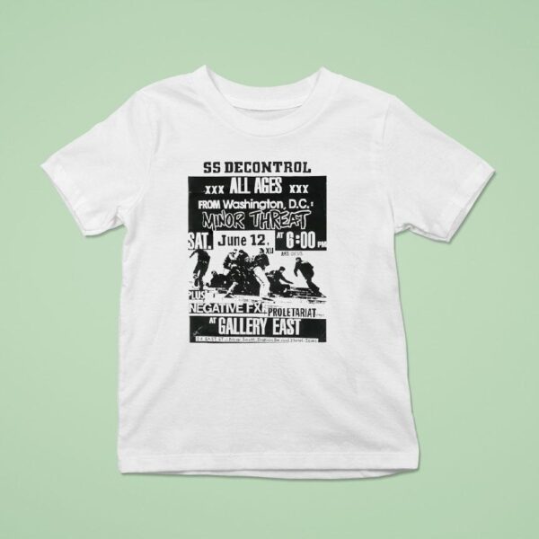 Ss Decontrol All Ages From Washington Dc Minor Threa T Shirt