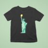 Statue Of Liberty Pickleball T Shirt