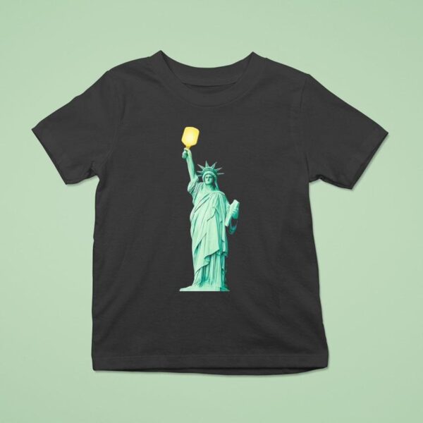 Statue Of Liberty Pickleball T Shirt