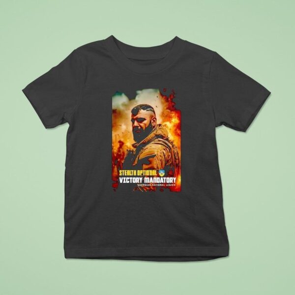 Stealth Optional Victory Mandatory Georgian National Legion T Shirt