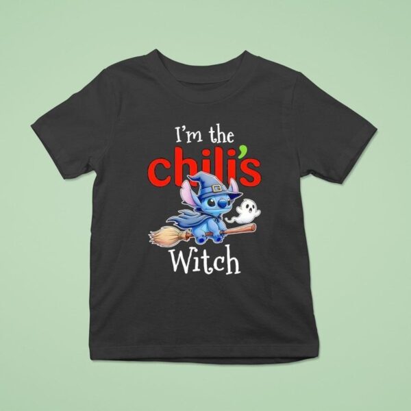 Stitch And Ghost I M The Chili S Witch Halloween T Shirt
