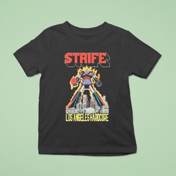 Strife Because I Stand In This Defiance Los Angeles Hardcore Shogun T Shirt