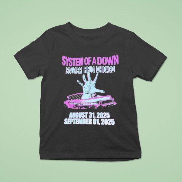 System Of A Down Soldier Field Chicago August September T Shirt
