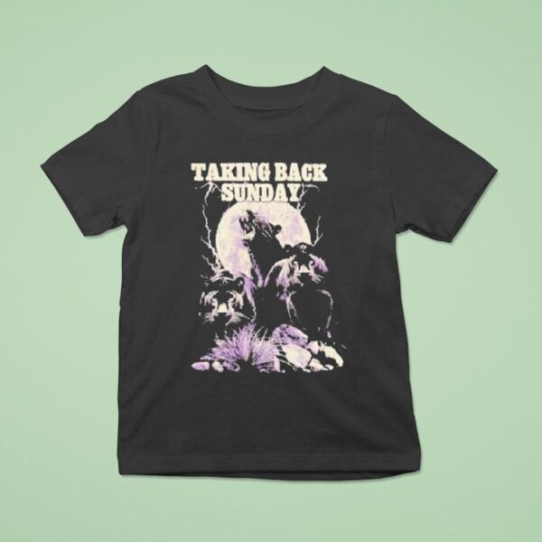 Taking Back Sunday Panther Moon T Shirt