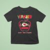 Teacher Kansas City Chiefs Heartbeat Teach Love Inspire T Shirt