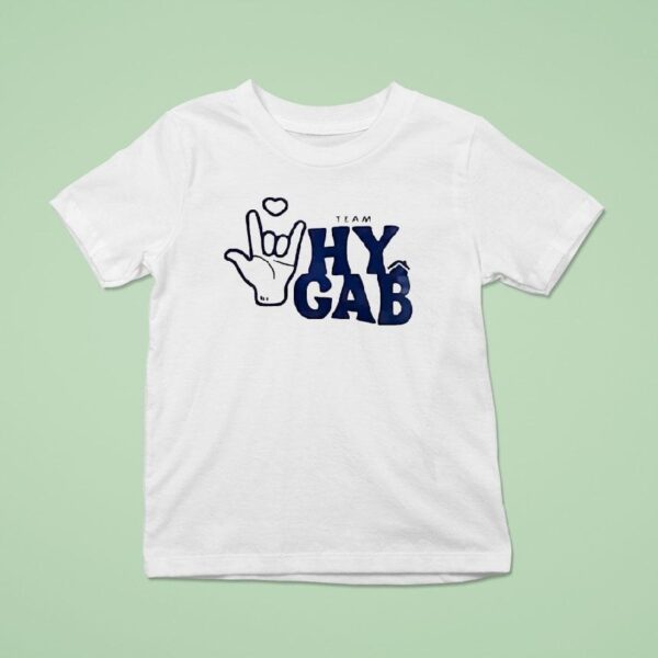 Team Hy Gab Sign Hand T Shirt
