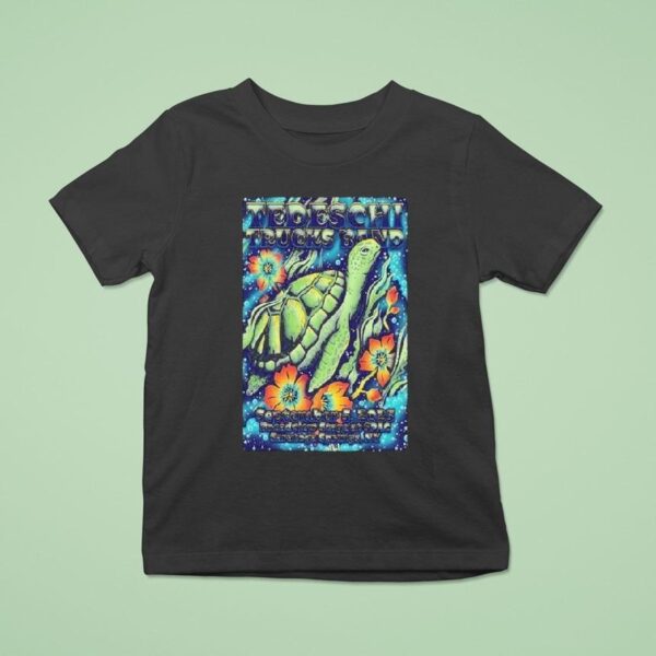 Tedeschi Trucks Band Broadview Stage At Spac Saratoga Springs Ny Tour Turtle T Shirt