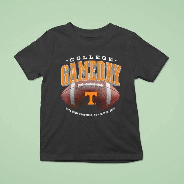 Tennessee Volunrs College Gameday Live From Knoxville Tn T Shirt