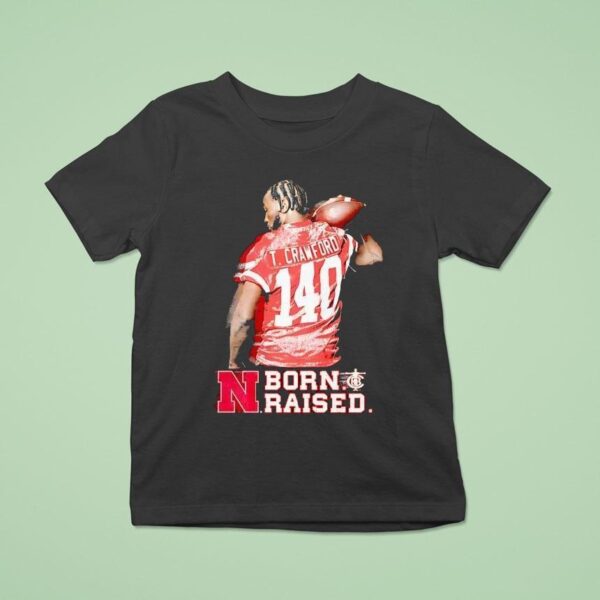 Terence Crawford Nebraska Cornhuskers Born Raised T Shirt