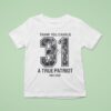 Thank You Charlie Kirk A True Patriot Signature T Shirt