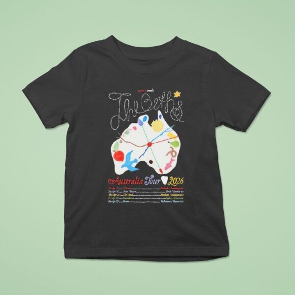 The Beths Australia Tour T Shirt