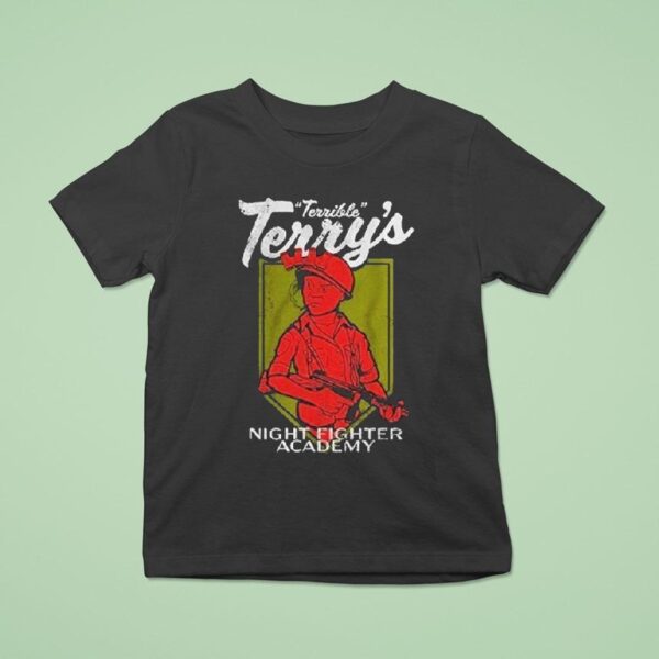 The Fat Electrician Terrible Terry Night Fighter Academy T Shirt