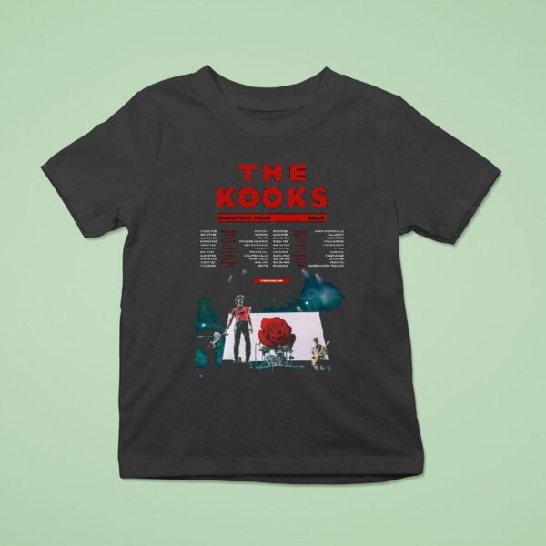 The Kooks European Tour Dates T Shirt