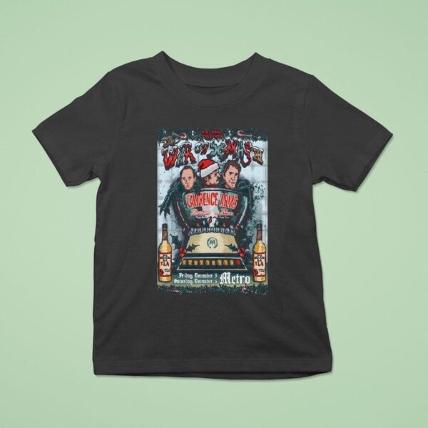 The Lawrence Arms War On X Mas Dec Tour Christmas T Shirt