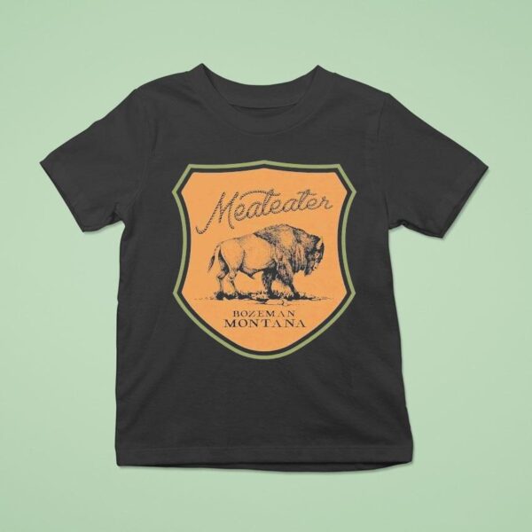 The Meateater Bozem An Montana Bison Badge T Shirt