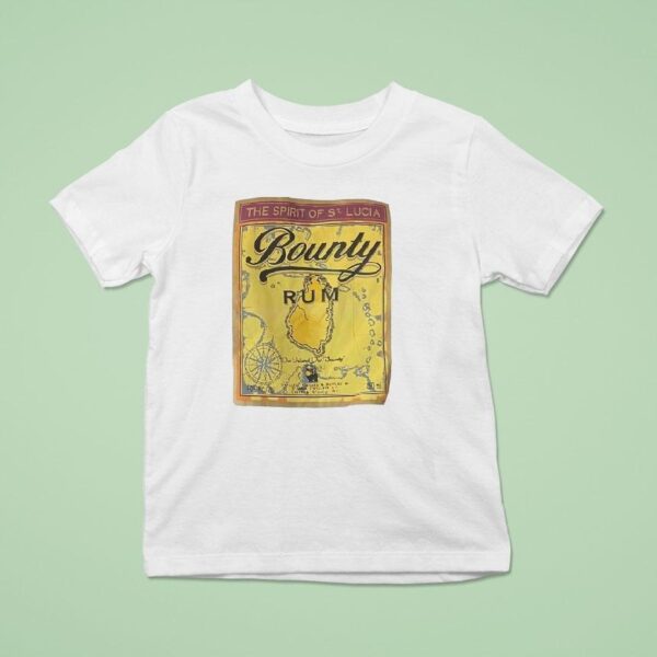 The Spirit Of St Lucia Bounty Rum Our Island Our Bounty T Shirt