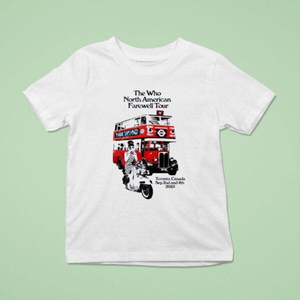 The Who North American Farewell Tour T Shirt
