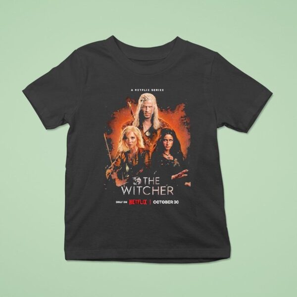 The Witcher Season New Revealed On Netflix Releasing October Fantasy Series T Shirt