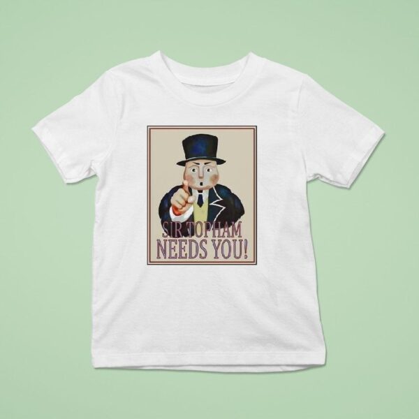 Thomas Friends Style Uncle Sam Sir Topham Needs You T Shirt