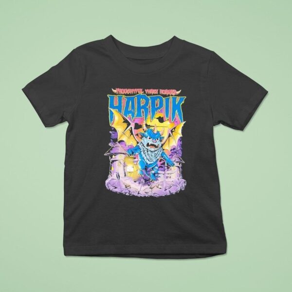 Thoughtful Three Horned Harpik T Shirt