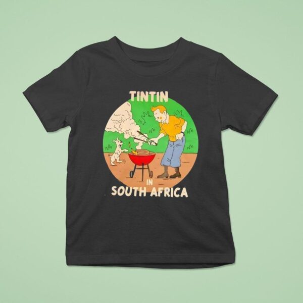 Tintin And Snowy In South Africa T Shirt