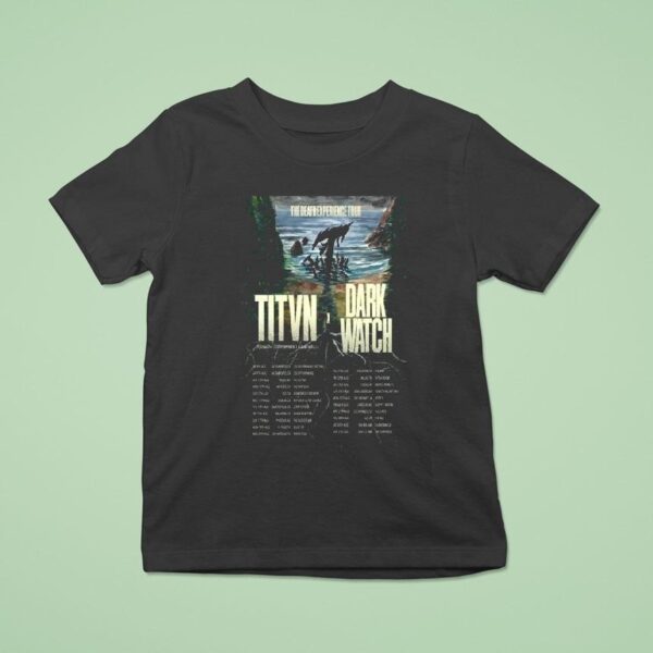 Titvn X Dark Watch The Death Experience Tour T Shirt