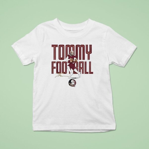 Tommy Castellanos Florida State Seminoles Football Signature T Shirt