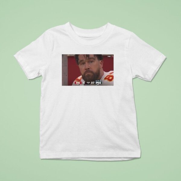 Travis Kelce Kansas City Chiefs Vs Philadelphia Eagles Photo T Shirt