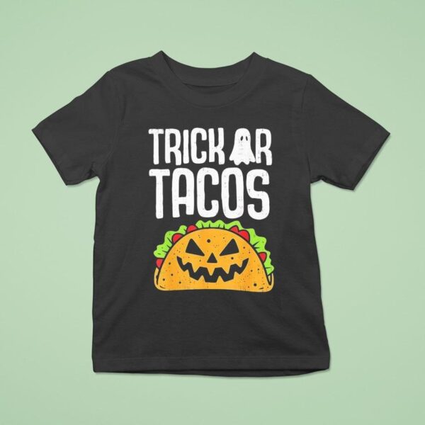 Trick Or Tacos Halloween T Shirt