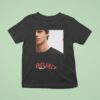 Turbulence Red Sox Baseball Players T Pose Over Green Fence Stadium T Shirt