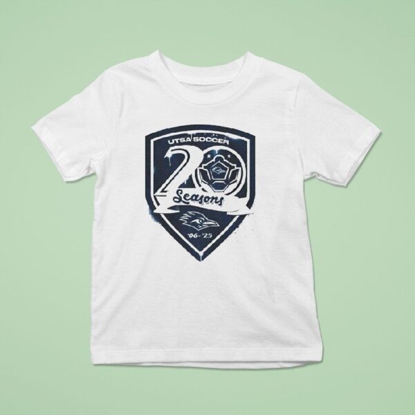 Utsa Roadrunners Soccer Seasons Logo T Shirt