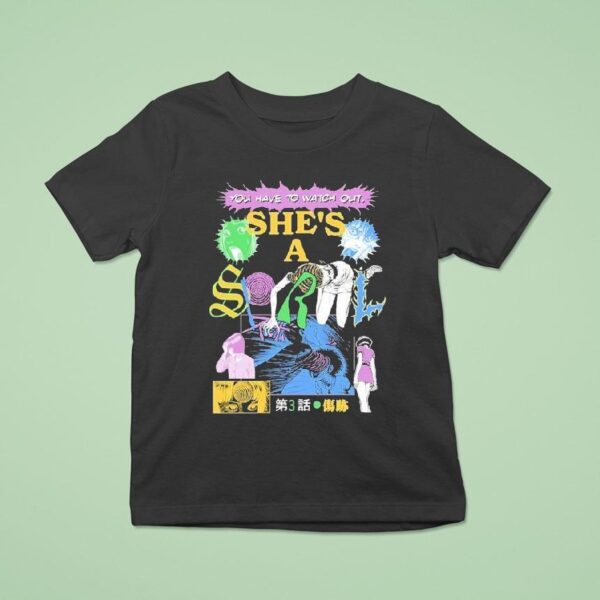 Uzumaki She S A Spiral You Have To Watch Ou T Shirt
